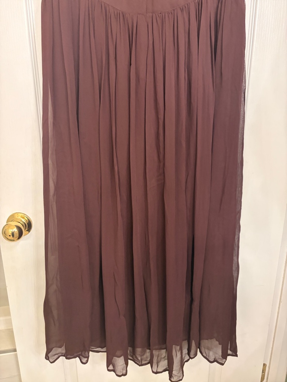 Ulla Popken Sleeveless V-Neck Maxi Dress in brown - Picture 8 of 8